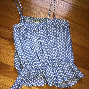 Blue Polka Dot Tank